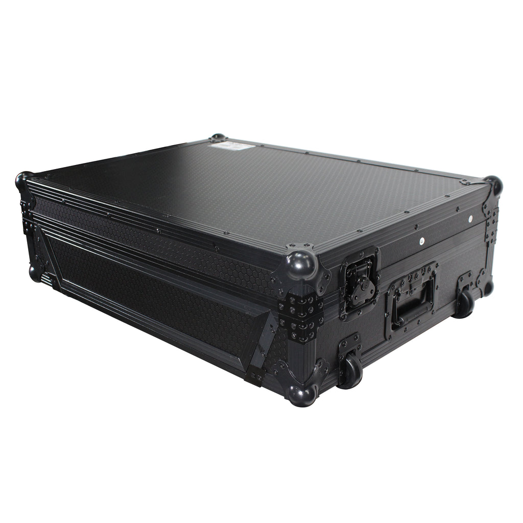 ATA Flight Case For Pioneer PRIME 4 MK2 DJ Controller with 1U Rack Space and Wheels