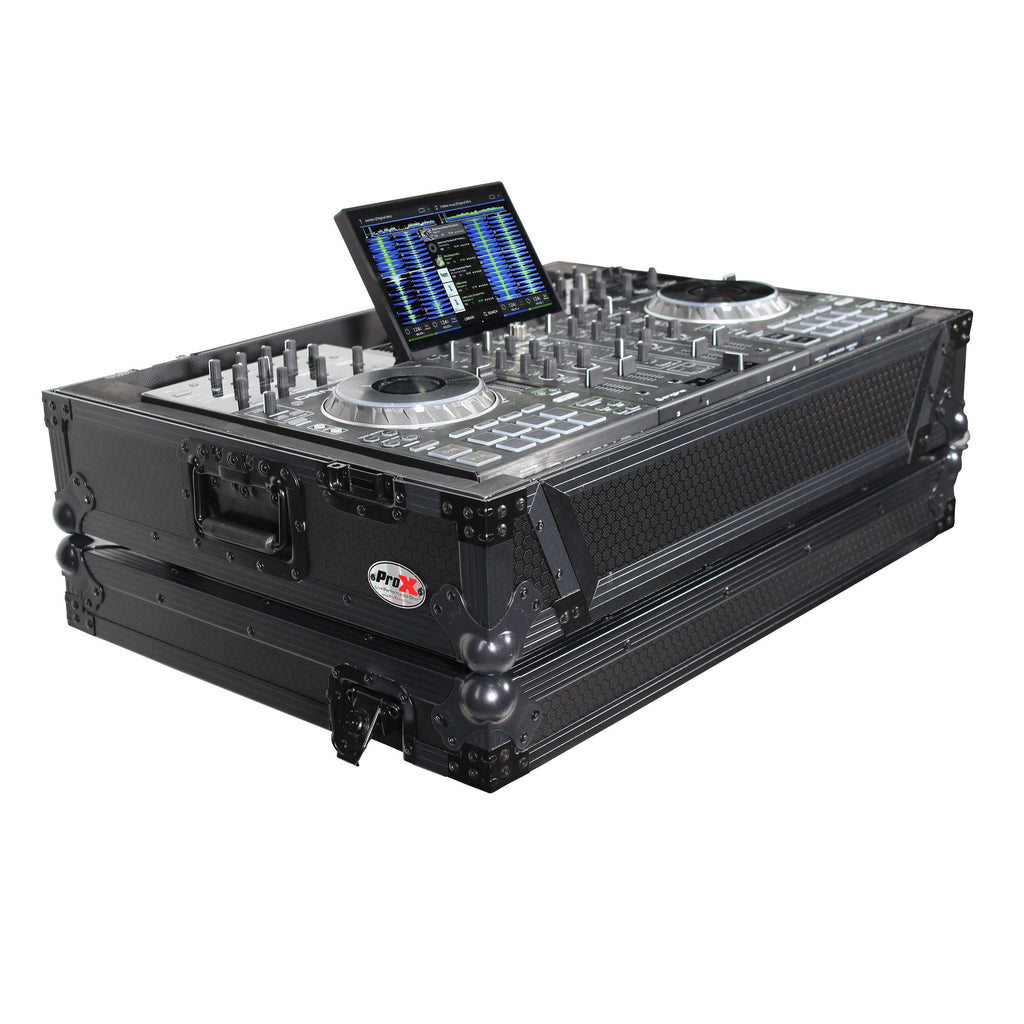 ATA Flight Case For Pioneer PRIME 4 MK2 DJ Controller with 1U Rack Space and Wheels