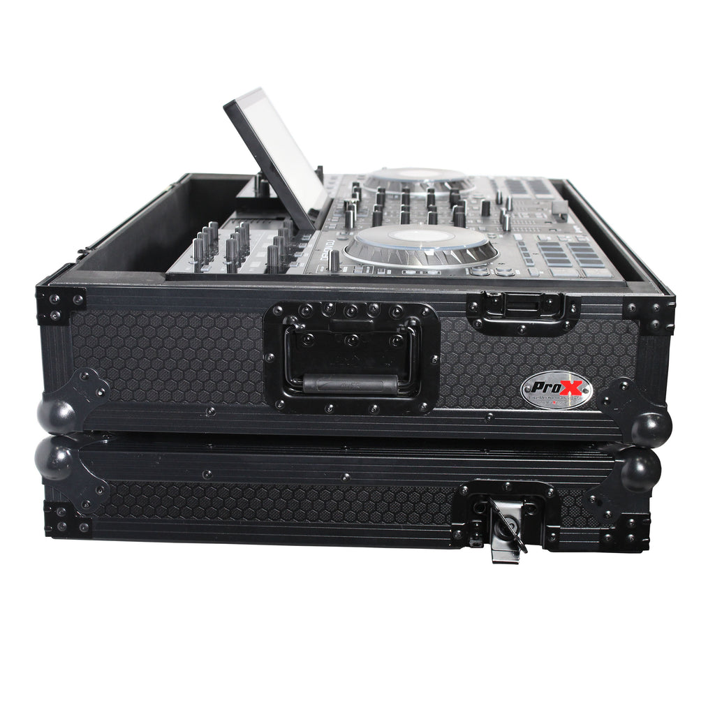 ATA Flight Case For Pioneer PRIME 4 MK2 DJ Controller with 1U Rack Space and Wheels