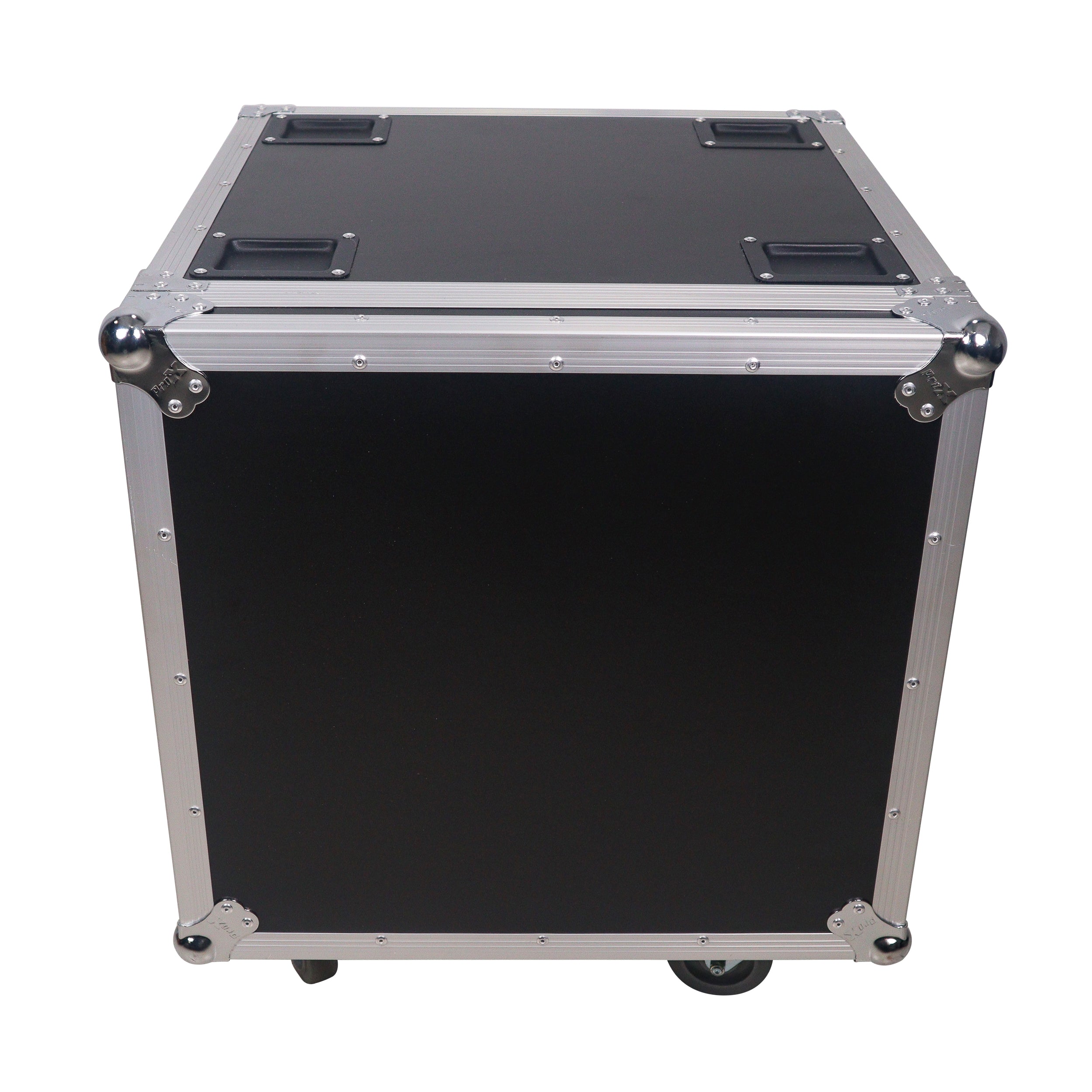 ATA Style 10U Space Shockproof Amp Rack Mount Case 20 inch Depth with Caster Wheels