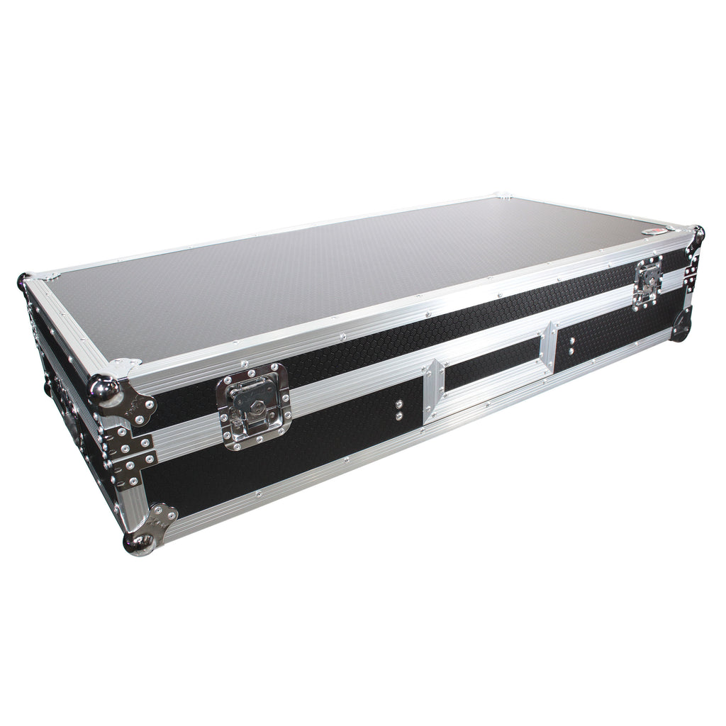Flight Coffin Case For Rane 72 Mixer and 2 Turntables in Battle Mode W-Laptop Shelf