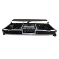 Flight Coffin Case For Rane 72 Mixer and 2 Turntables in Battle Mode W-Laptop Shelf