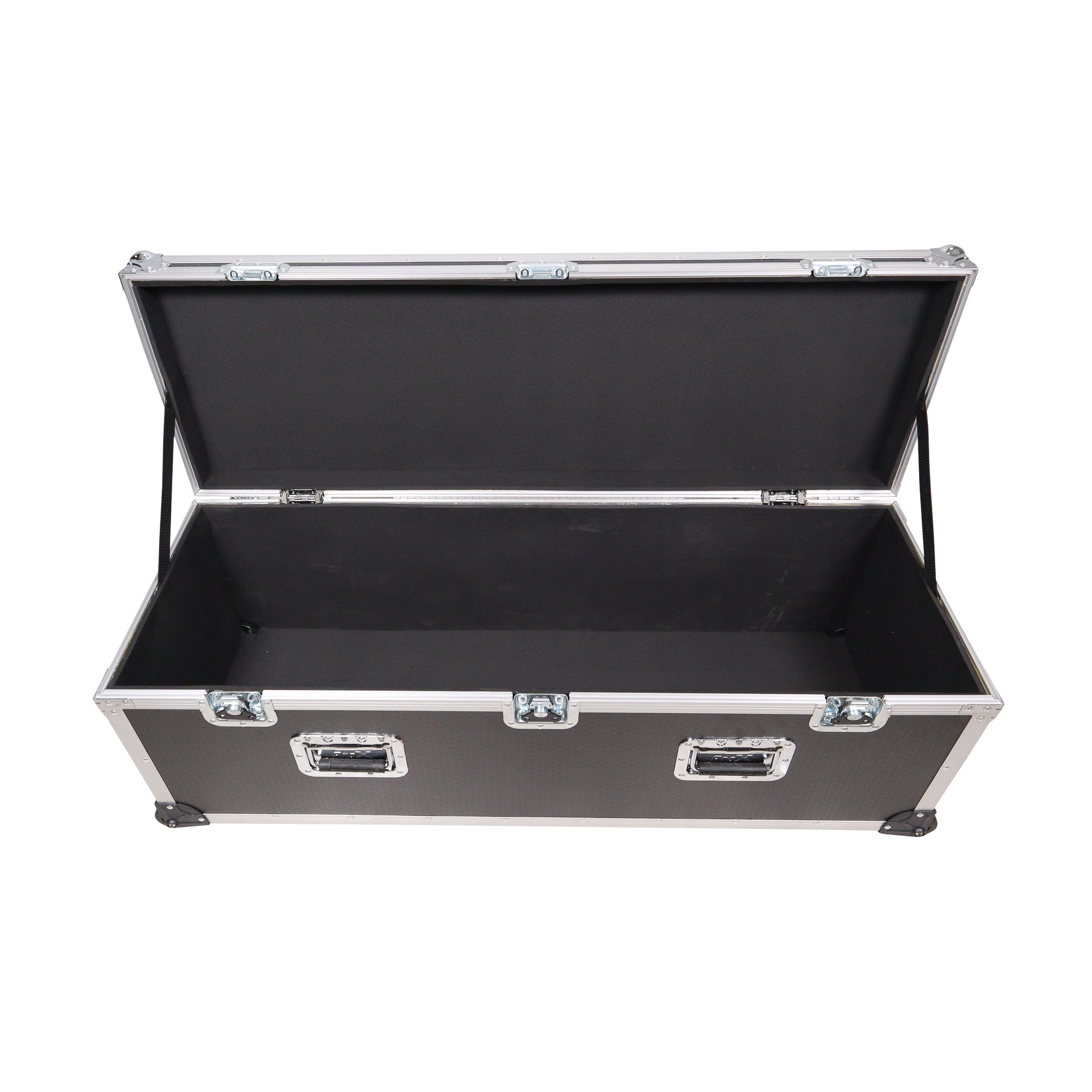 ATA Utility Flight Travel Heavy-Duty Storage Road Case with Low Profile Wheels – 48x16x16 in. Exterior