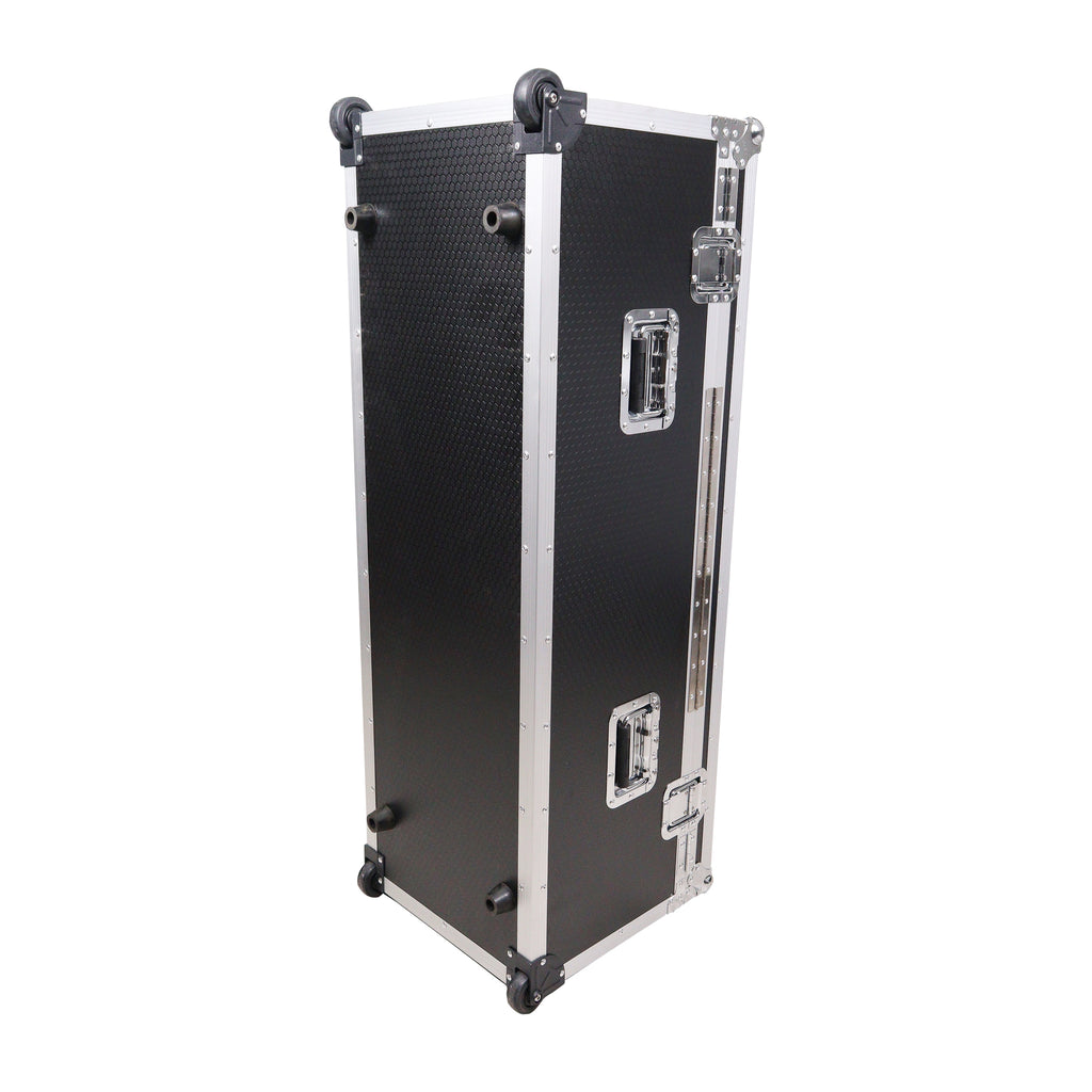 ATA Utility Flight Travel Heavy-Duty Storage Road Case with Low Profile Wheels – 48x16x16 in. Exterior