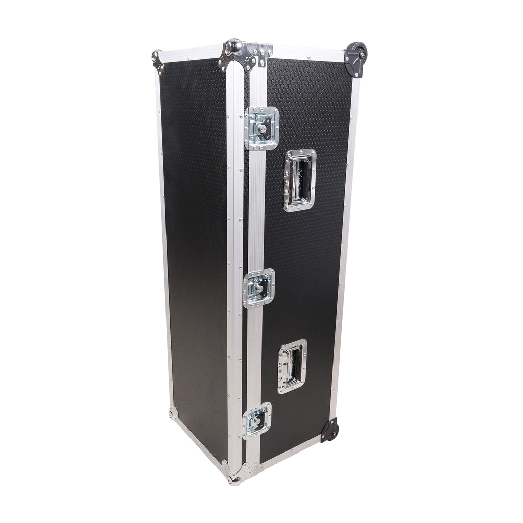 ATA Utility Flight Travel Heavy-Duty Storage Road Case with Low Profile Wheels – 48x16x16 in. Exterior