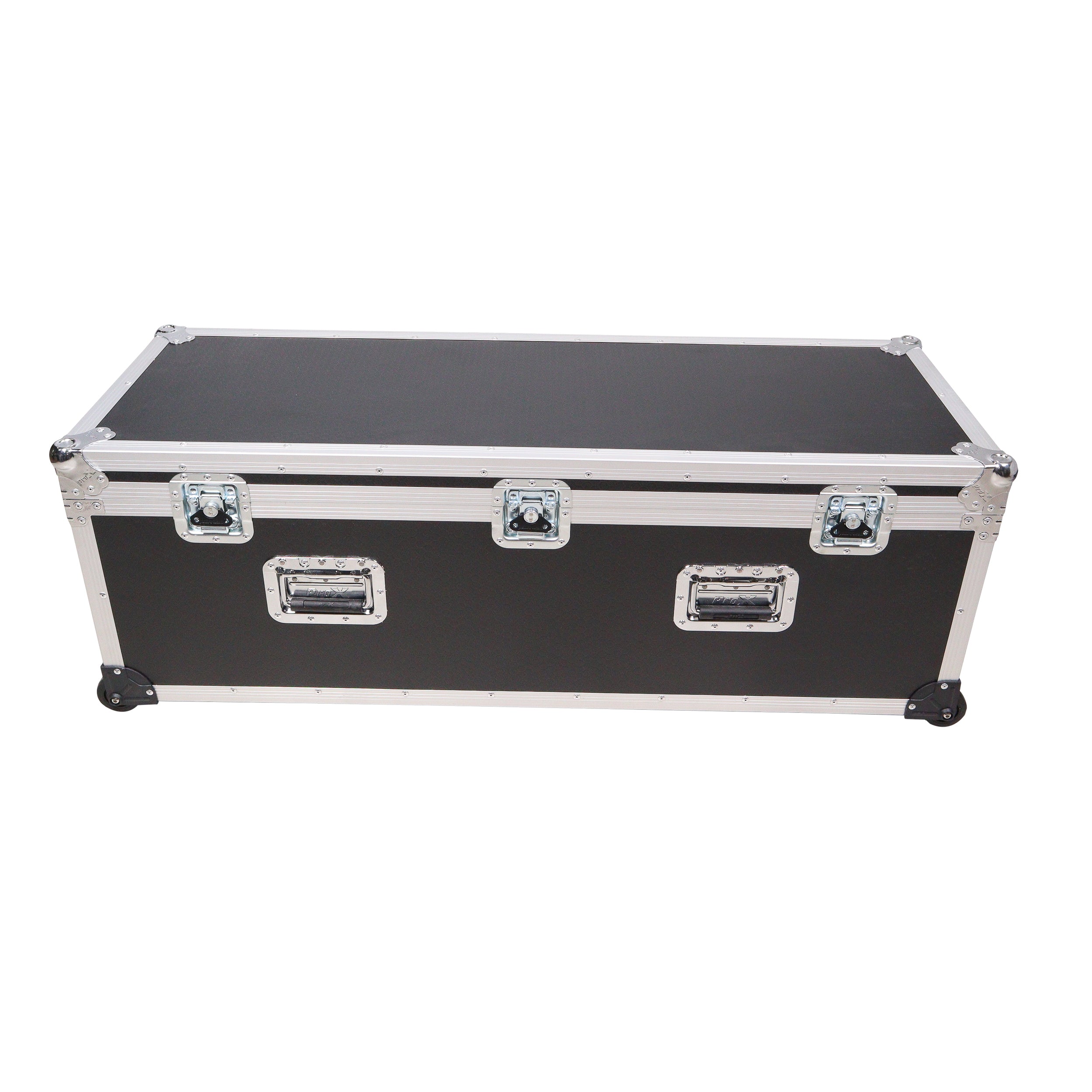 ATA Utility Flight Travel Heavy-Duty Storage Road Case with Low Profile Wheels – 48x16x16 in. Exterior