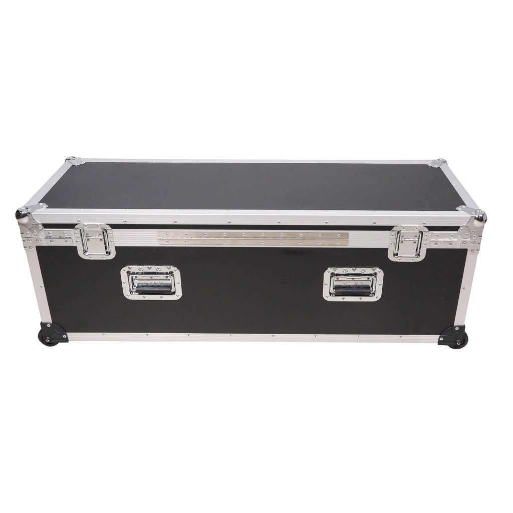 ATA Utility Flight Travel Heavy-Duty Storage Road Case with Low Profile Wheels – 48x16x16 in. Exterior