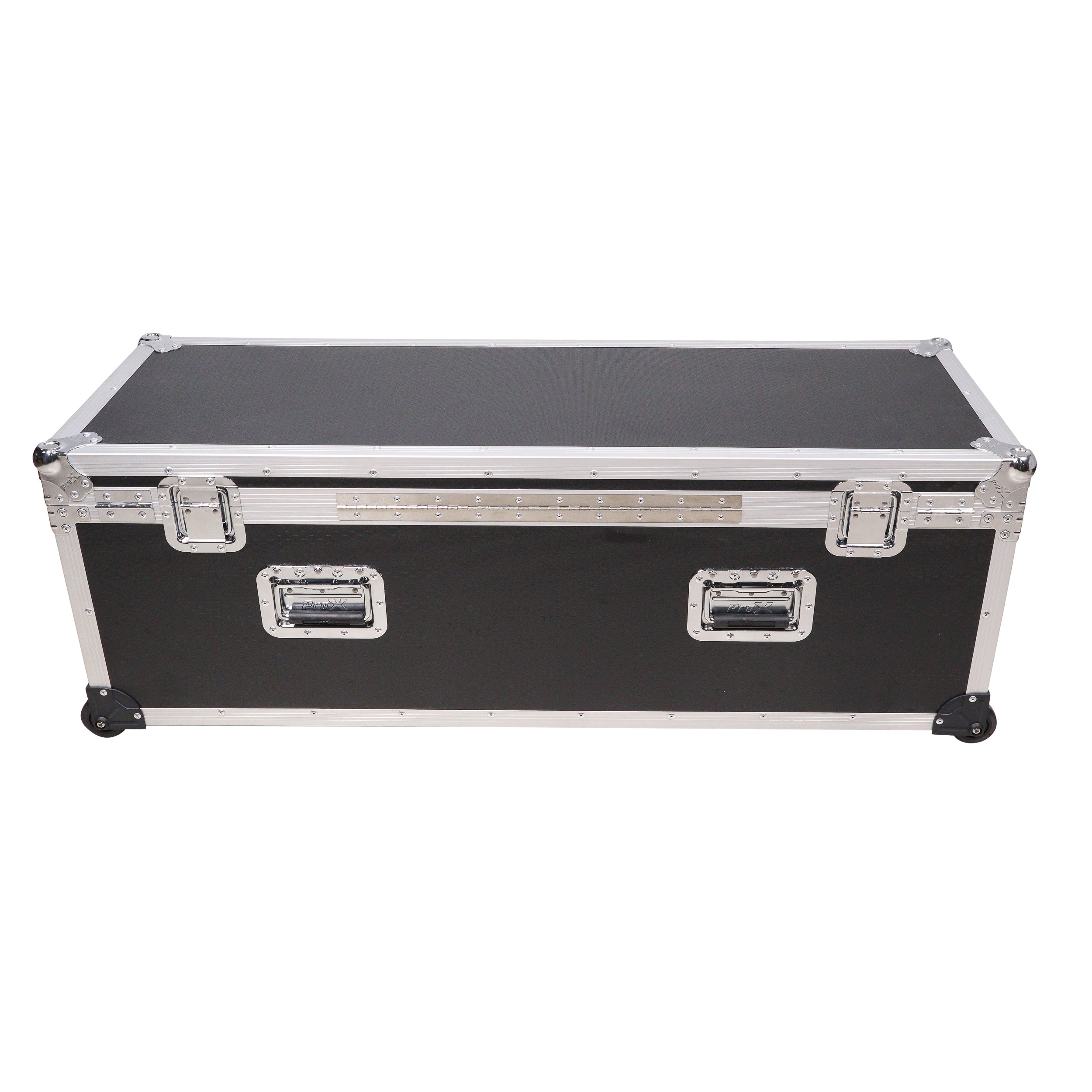 ATA Utility Flight Travel Heavy-Duty Storage Road Case with Low Profile Wheels – 48x16x16 in. Exterior