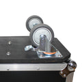 ATA Digital Audio Mixer Flight Case for Yamaha QL1 Mixer CaseConsole with Doghouse compartment and Caster wheels