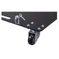 24 x 30 inch Rolling Base Plate for Rapid Grid Modular Truss System with locking casters - Black Finish