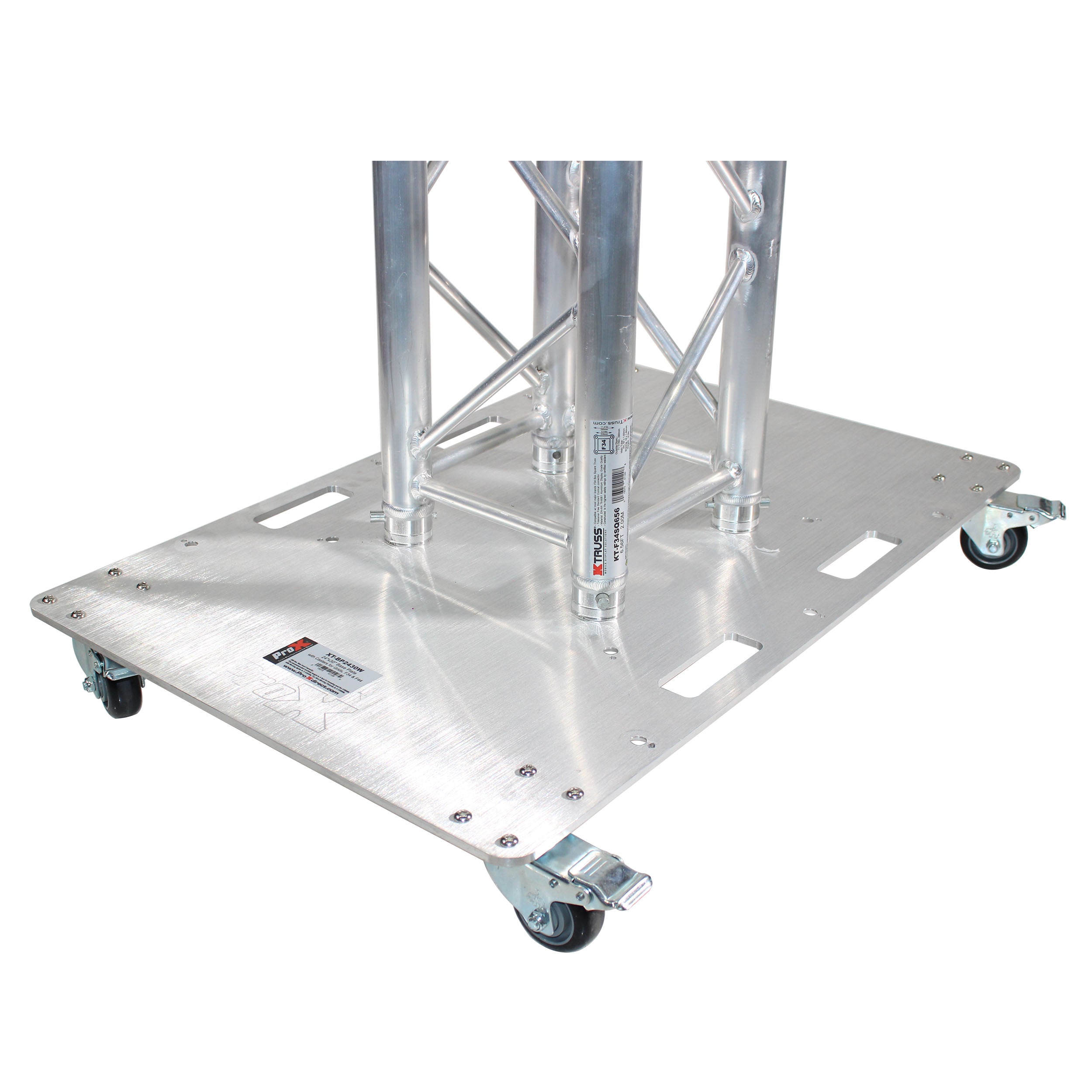 24 x 30 in. Module Base Plate with Locking Casters for ProX XT-GRU Rapid Grid Modular System