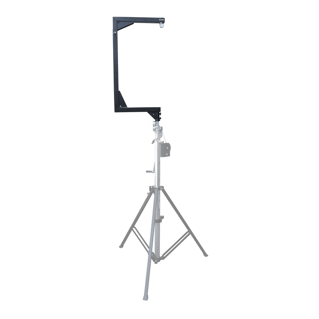 Telescopic C-Shape Bar Support mount fits Crank Stand Lifter for Small Line Array Speakers Max Load 150 lbs