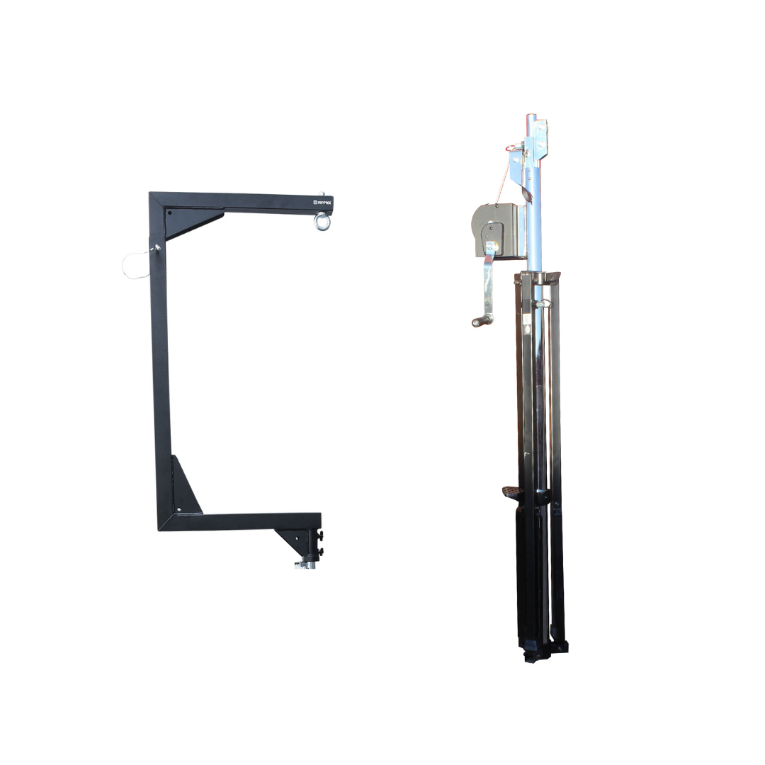 Telescopic C-Shape Support for Small Line Array Speakers Max Load Incl XT-CRANK14FT220 crank stand