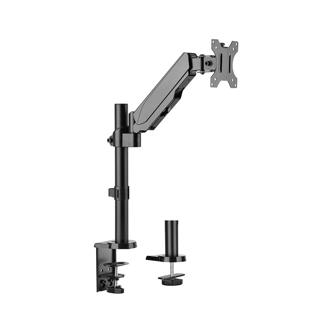 Laptop Tray and Bracket with Gas Spring Double Arm Fits 17" - 32" Monitors