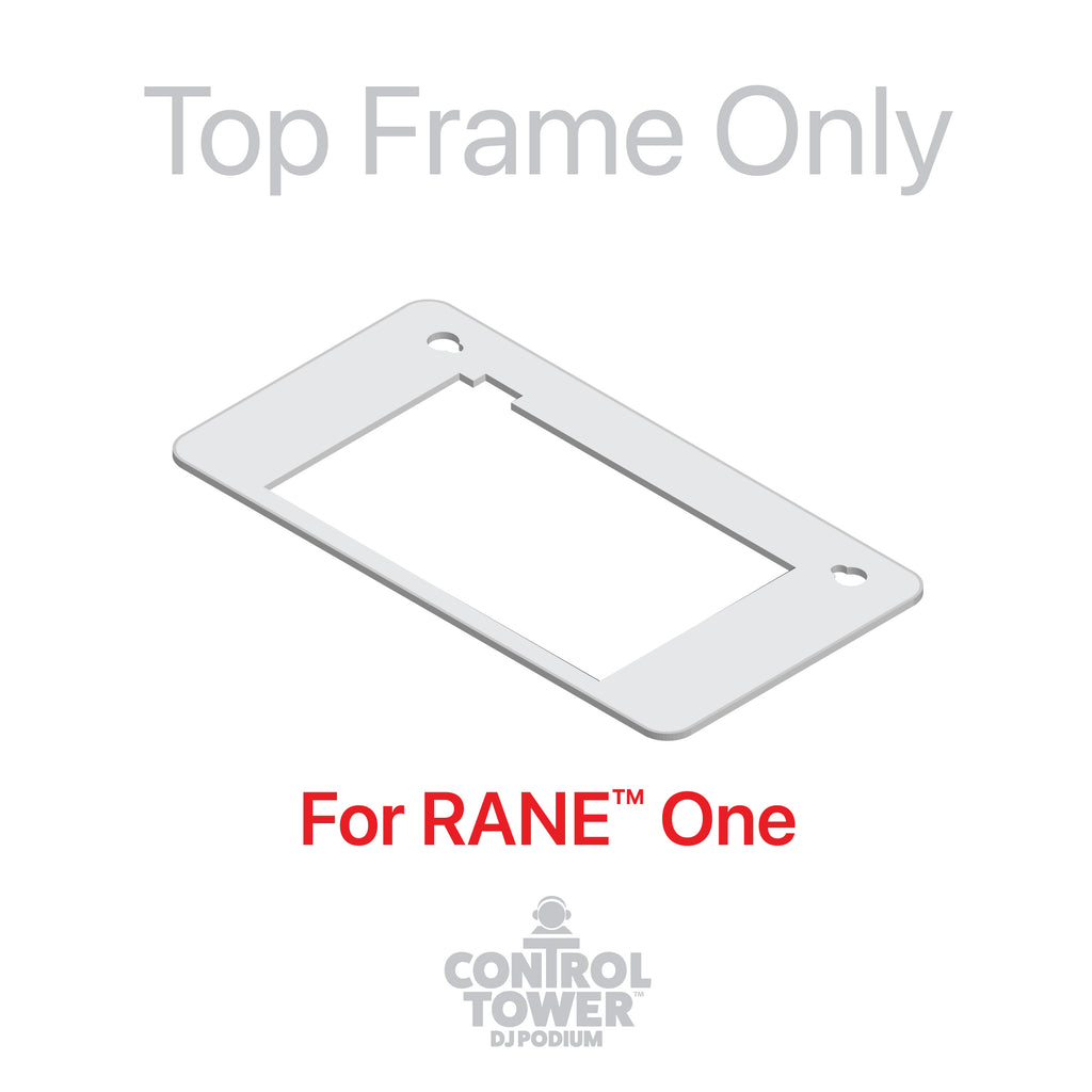 Replacement for Pioneer RANE ONE Top Face Plate for Control Tower DJ Podium White Finish