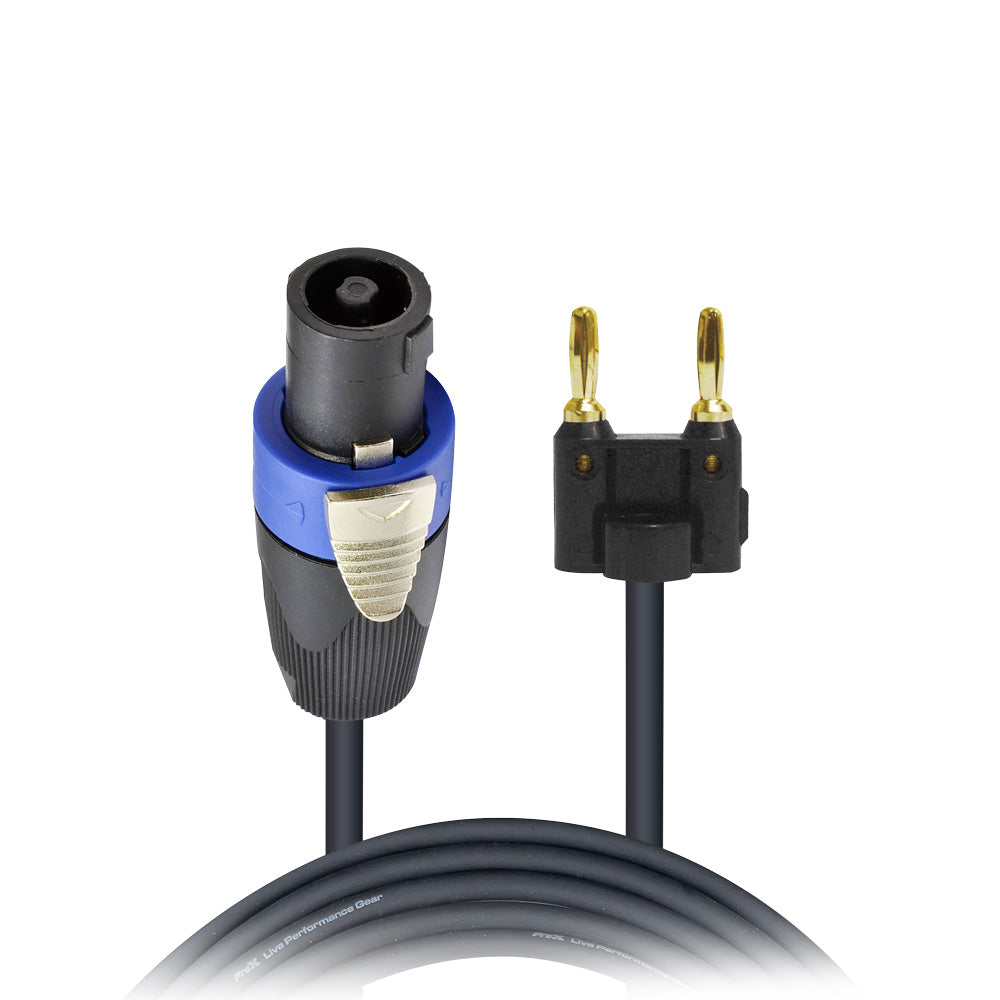 50 Ft. 12 AWG Speak Twist to Banana High Performance Speaker Cable