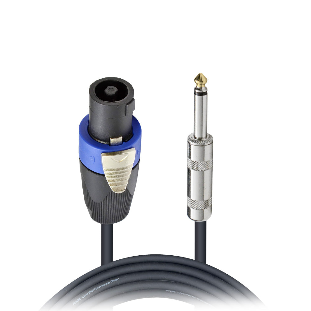 25 Ft. 12 AWG Speak Twist to 1/4" TS High Performance Speaker Cable