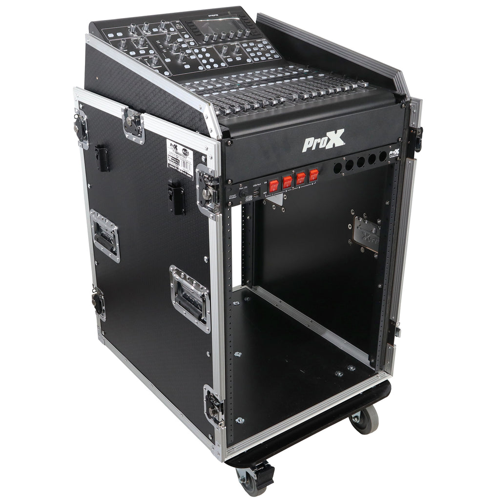 Universal 19 Rack-mount Mixer with 13U Top and 16U Front with 2 Side Work Tables