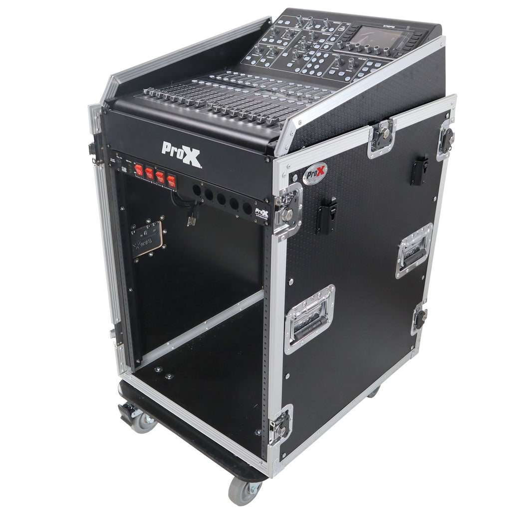 Universal 19 Rack-mount Mixer with 13U Top and 16U Front with 2 Side Work Tables