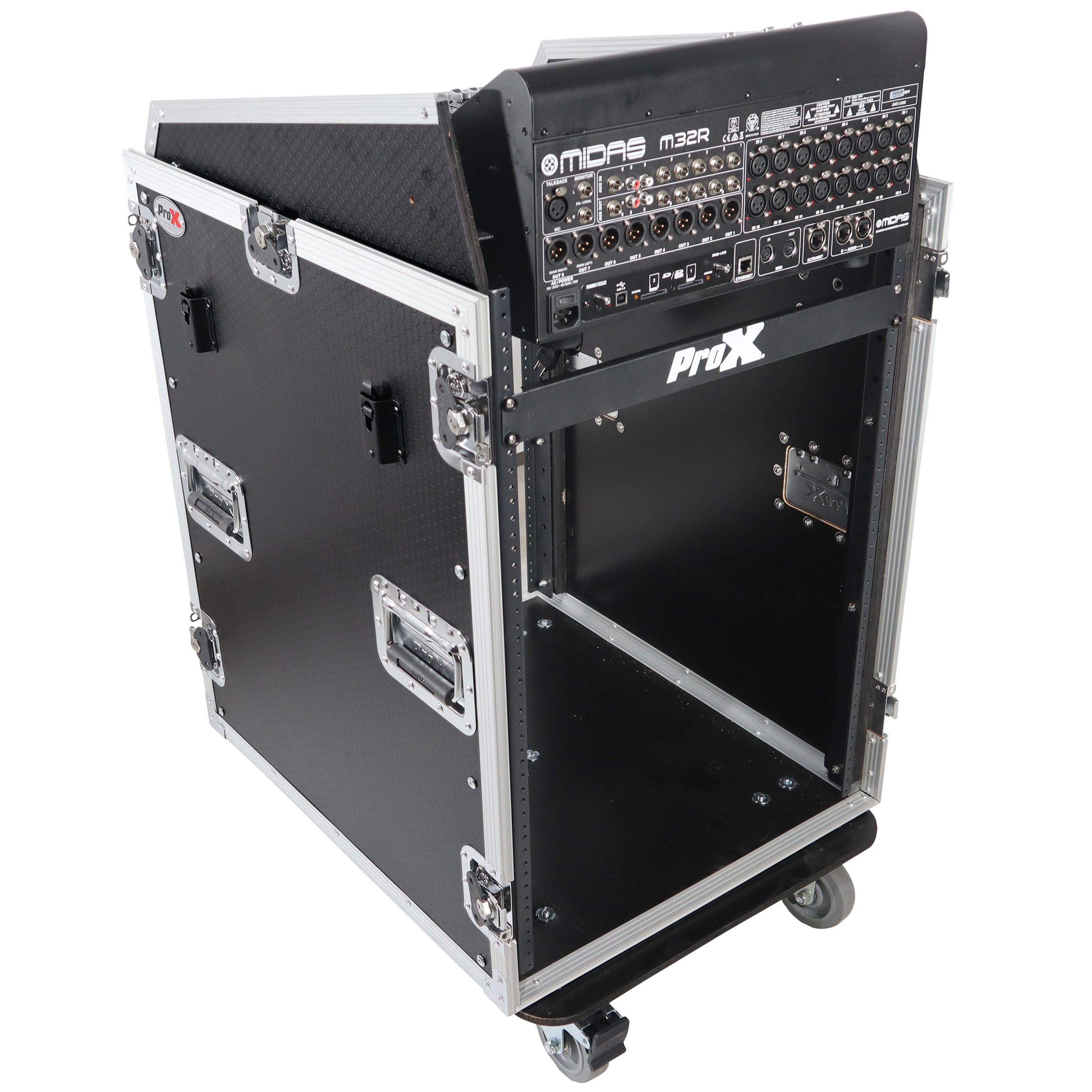 Universal 19 Rack-mount Mixer with 13U Top and 16U Front with 2 Side Work Tables