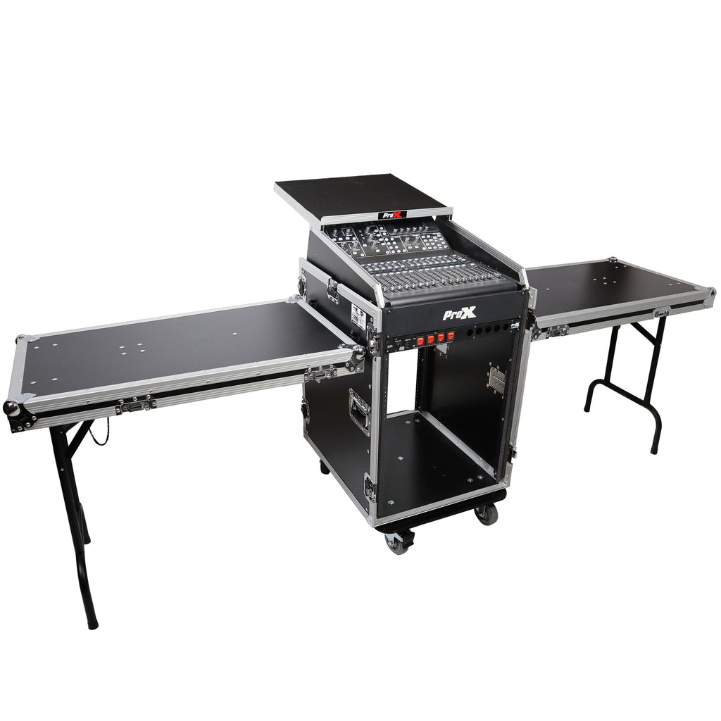 Universal 19 Rack-mount Mixer with 13U Top and 16U Front with 2 Side Work Tables