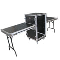 14U Space Shockproof Amp Rack ATA Flight Case 20" Depth