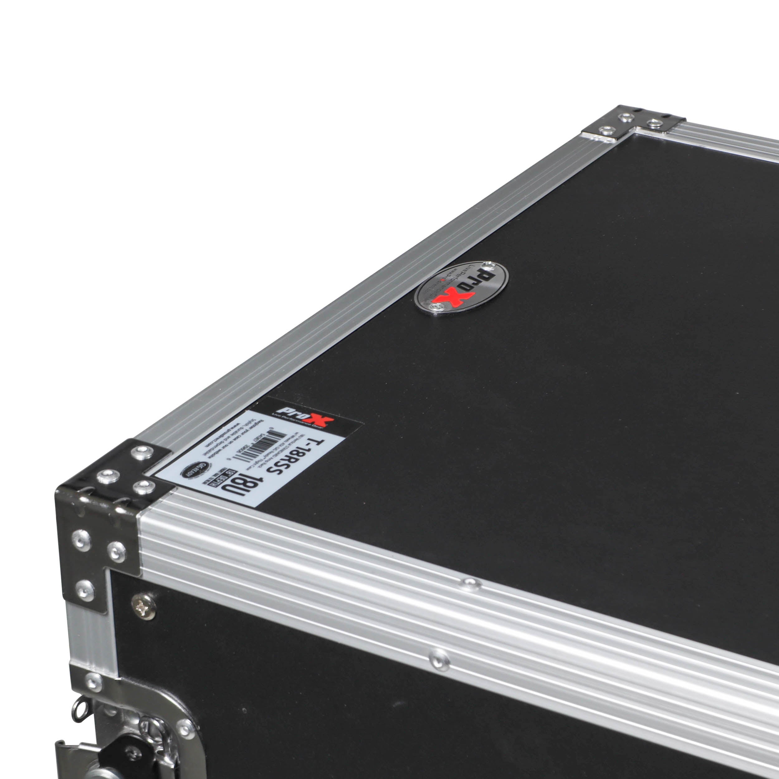18U Space Amp Rack Mount ATA Flight Case 19 Inch Depth W-Casters