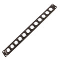 24PCS ProX 1U Rack Panel Punched for 12 XLR, Speaker twist connector or Power Connection compatible Connectors