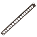 24PCS ProX 1U Rack Panel Punched for 16 XLR, Speaker twist connector or Power Connection compatible Connectors