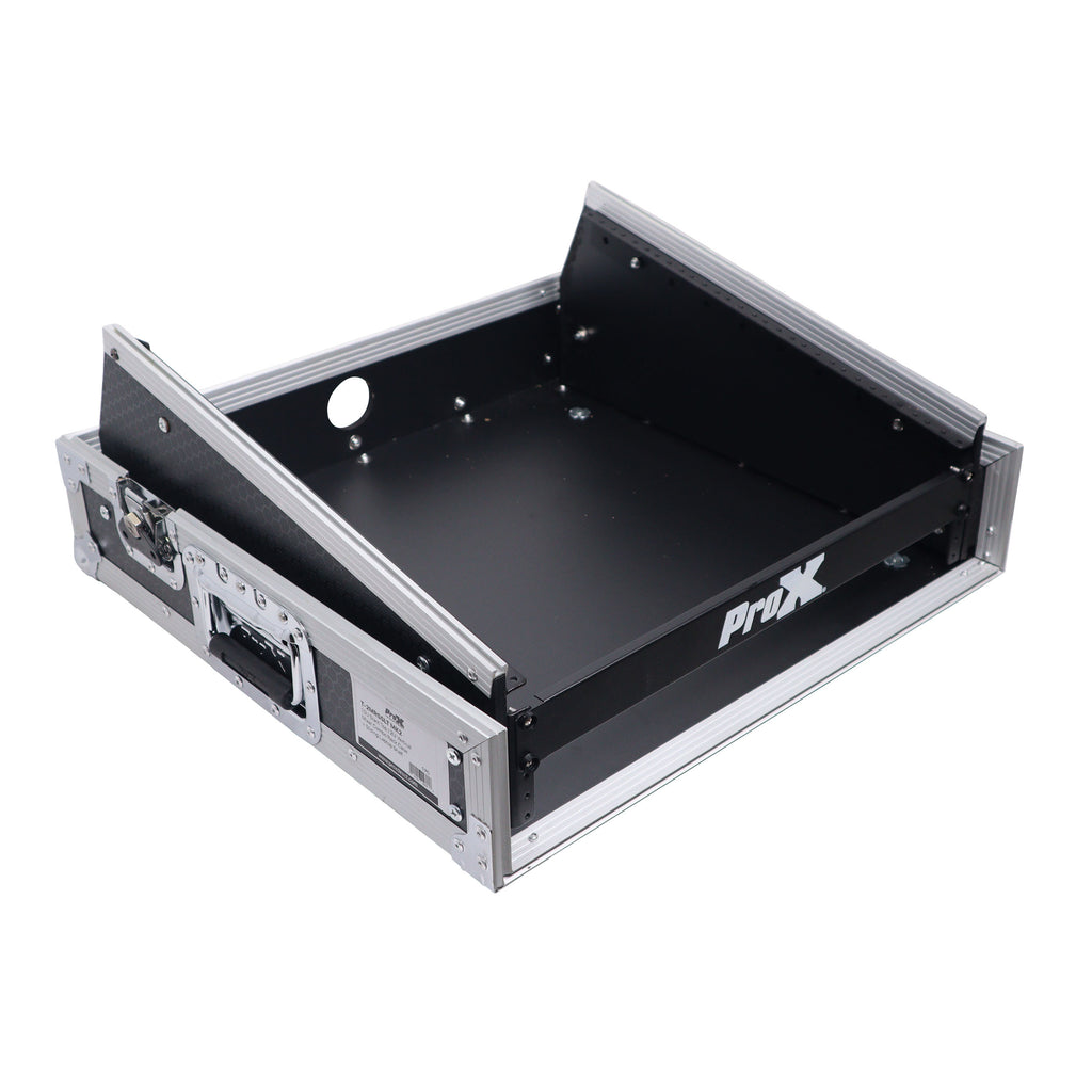 2U Vertical Rack Mount Flight Case with 10U Top for Mixer Combo Amp Rack