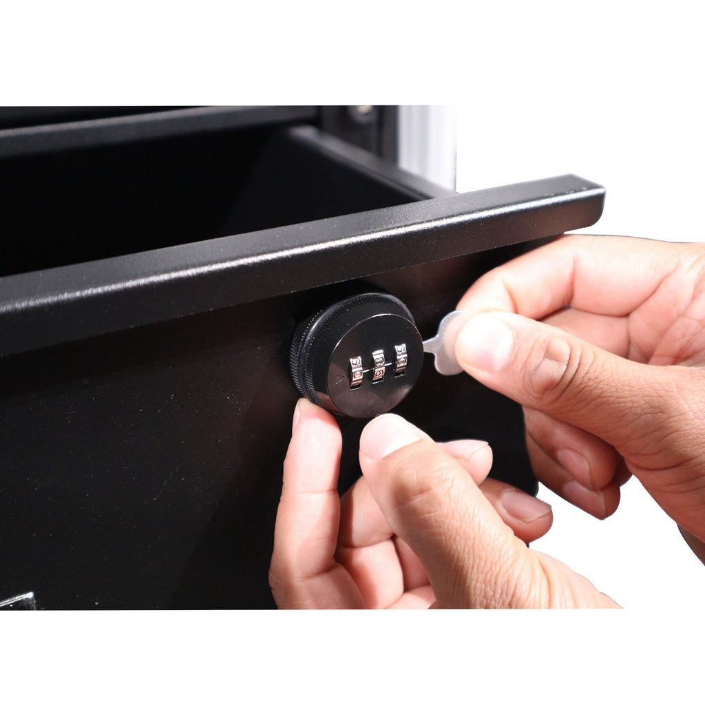 2U Rack Space 12" Depth Rack Mount Drawer for Audio, DJ, and IT Server rack cases.