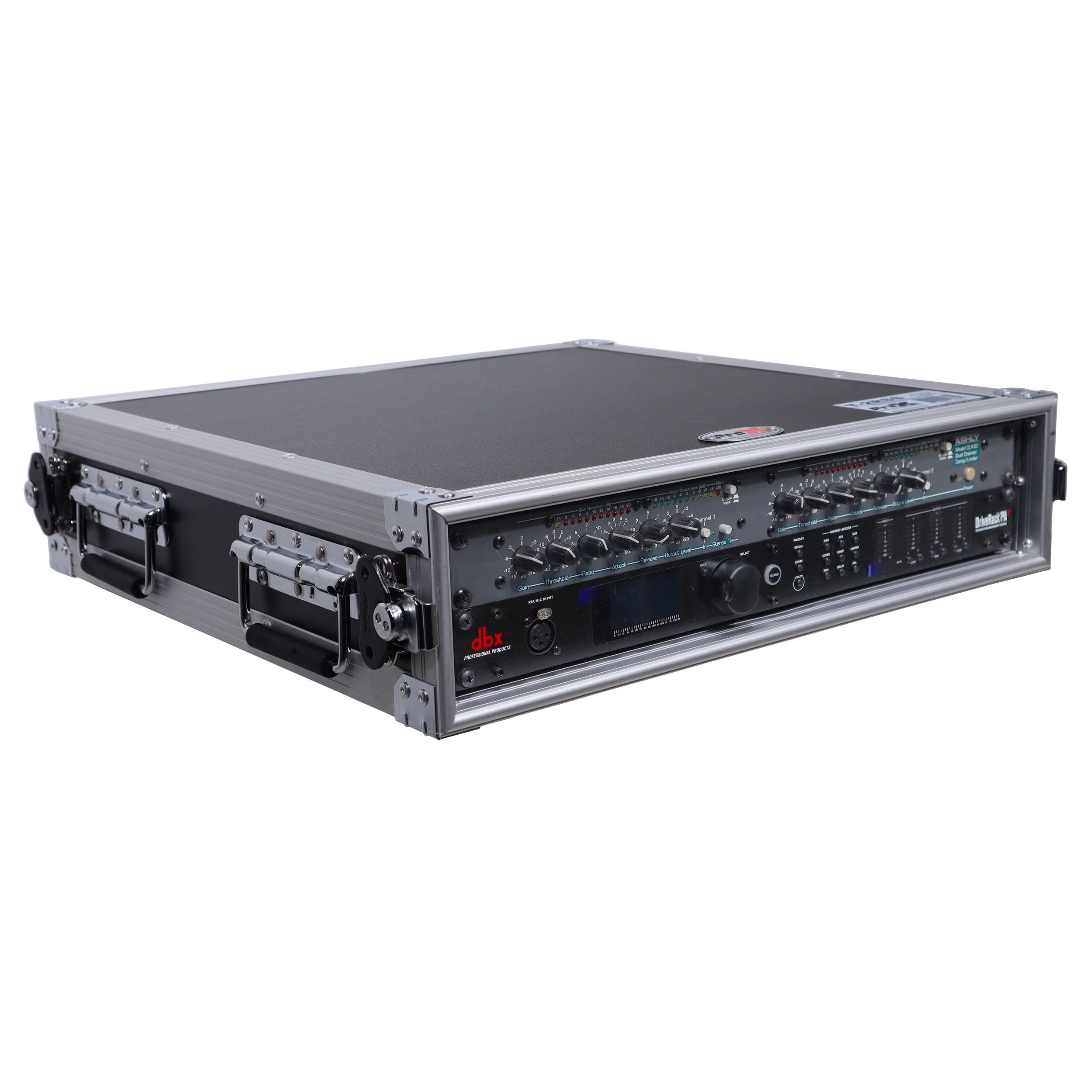 2U 2 Space Rack Mount ATA Flight Case 19 Inch Depth