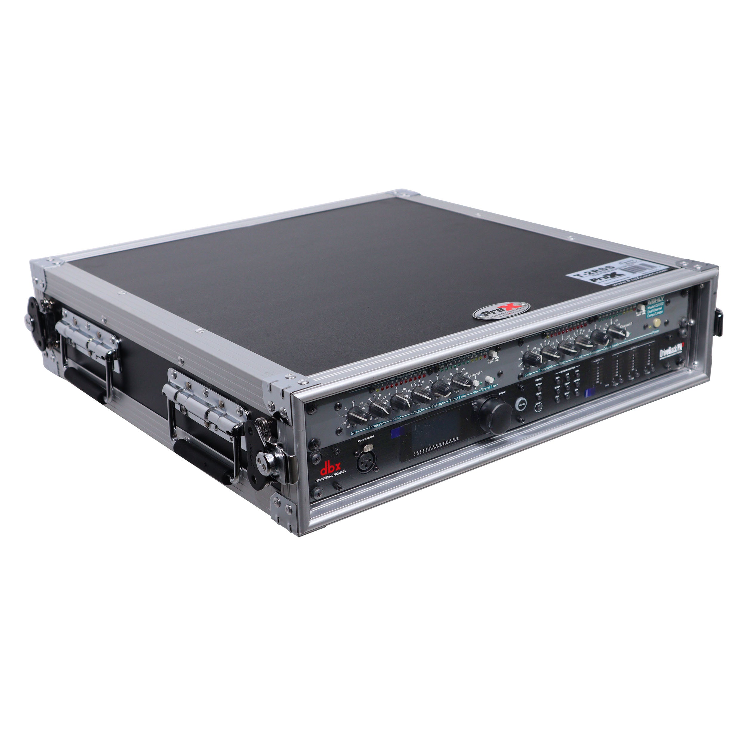 2U 2 Space Rack Mount ATA Flight Case 19 Inch Depth