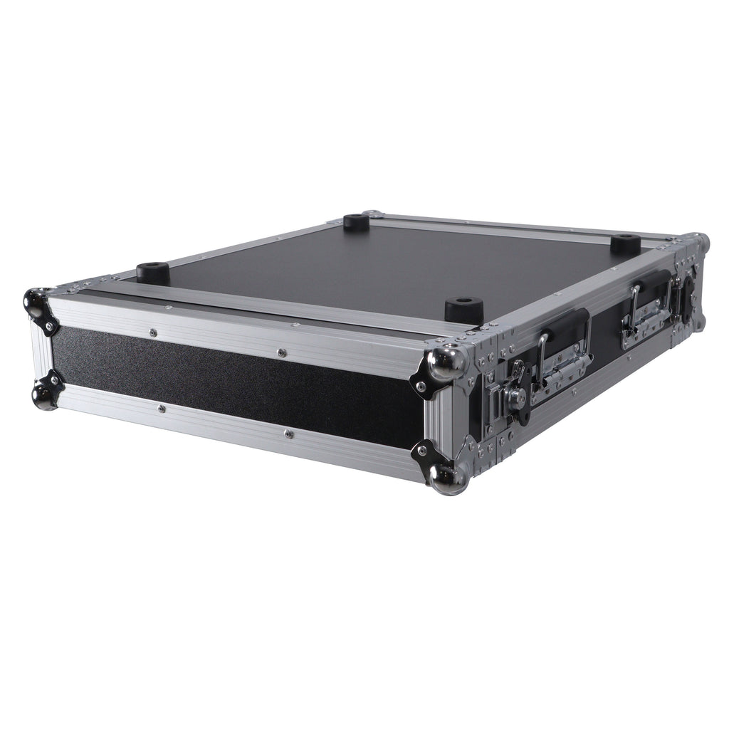 2U 2 Space Rack Mount ATA Flight Case 19 Inch Depth