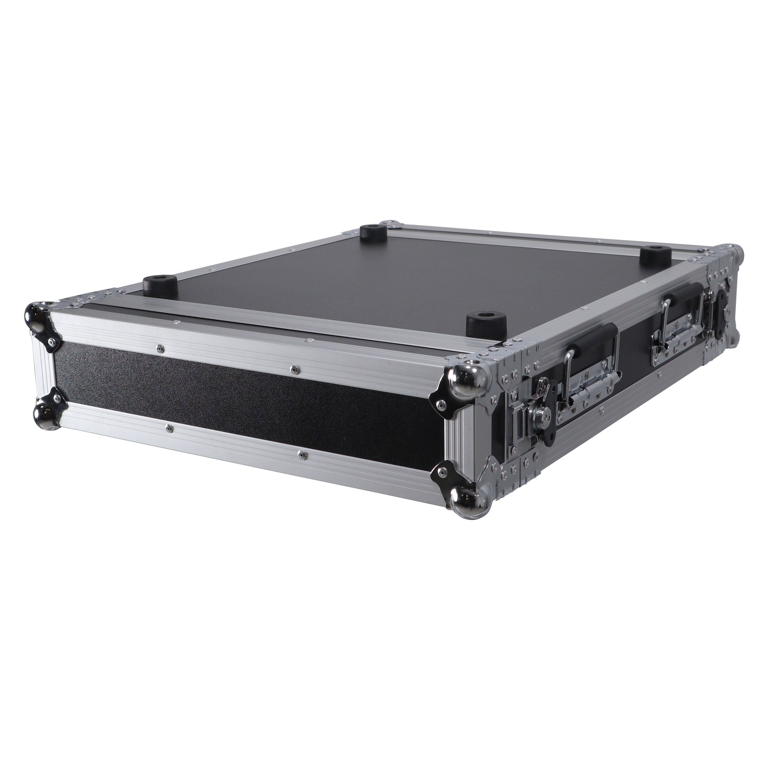 2U 2 Space Rack Mount ATA Flight Case 19 Inch Depth