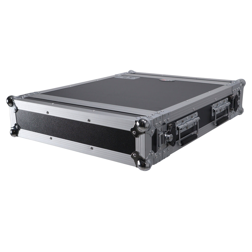2U 2 Space Rack Mount ATA Flight Case 19 Inch Depth