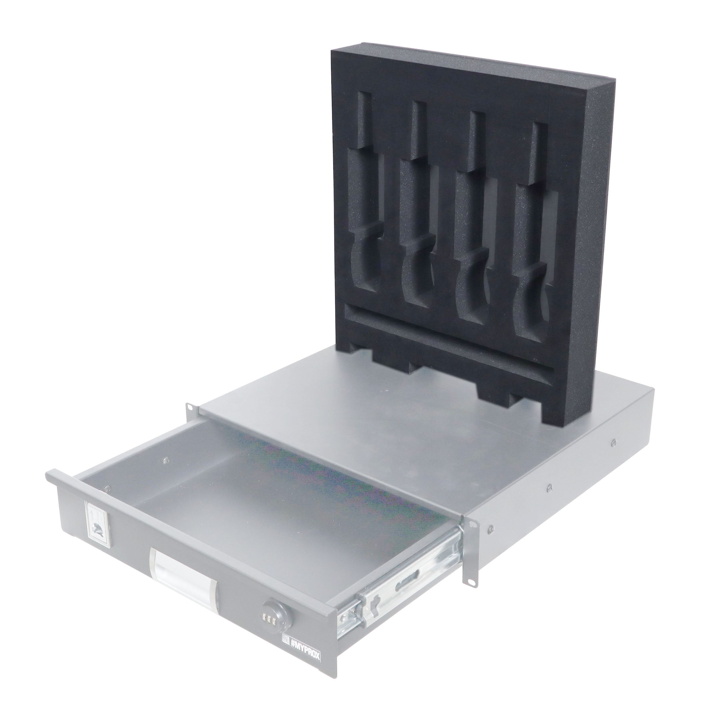Replacement Foam  for 2U rack Rack Drawer Fits 4x Microphone