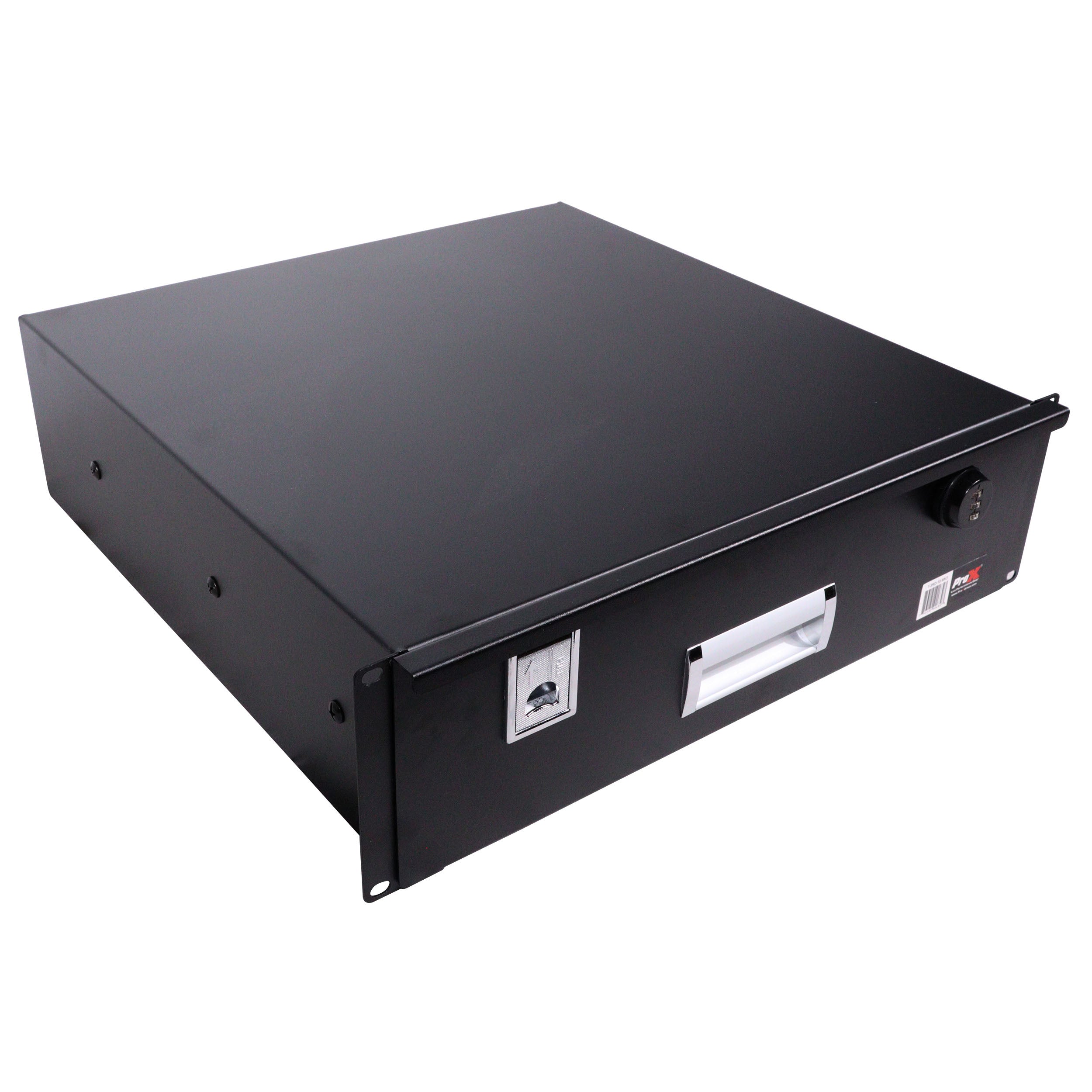 3U Rack Space 18" Depth Rack Mount Drawer for Audio, DJ, and IT Server rack cases.