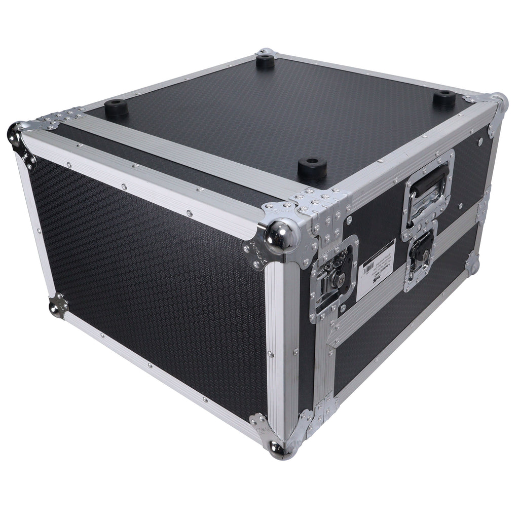 4U Vertical Rack Mount Flight Case with 10U Top for Mixer Combo Amp Rack