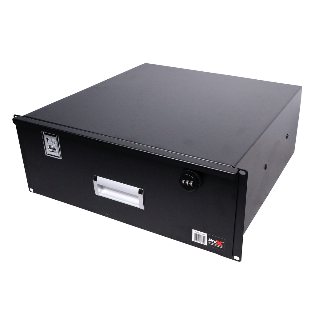 4U Rack Space 18" Depth Rack Mount Drawer for Audio, DJ, and IT Server rack cases.
