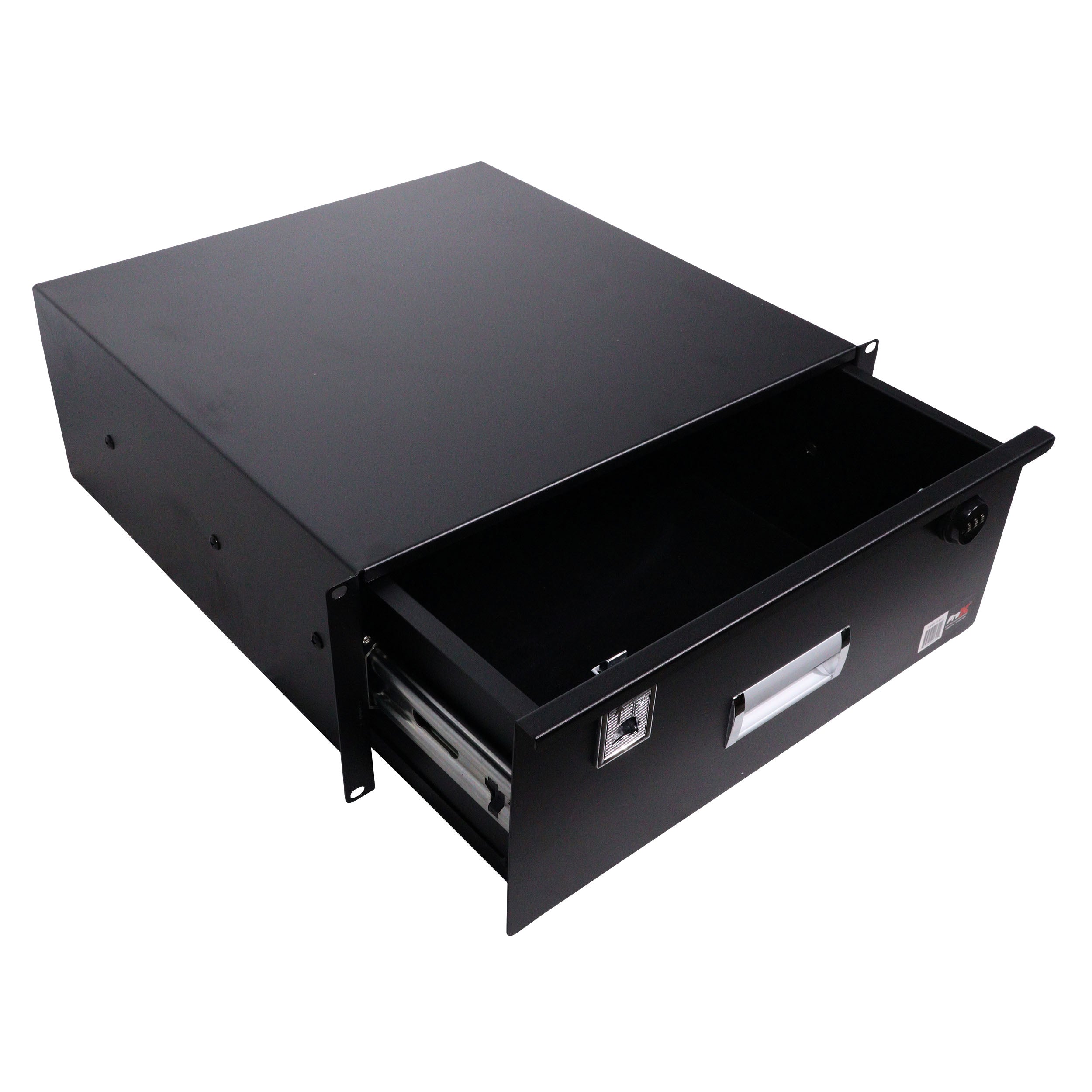 4U Rack Space 18" Depth Rack Mount Drawer for Audio, DJ, and IT Server rack cases.