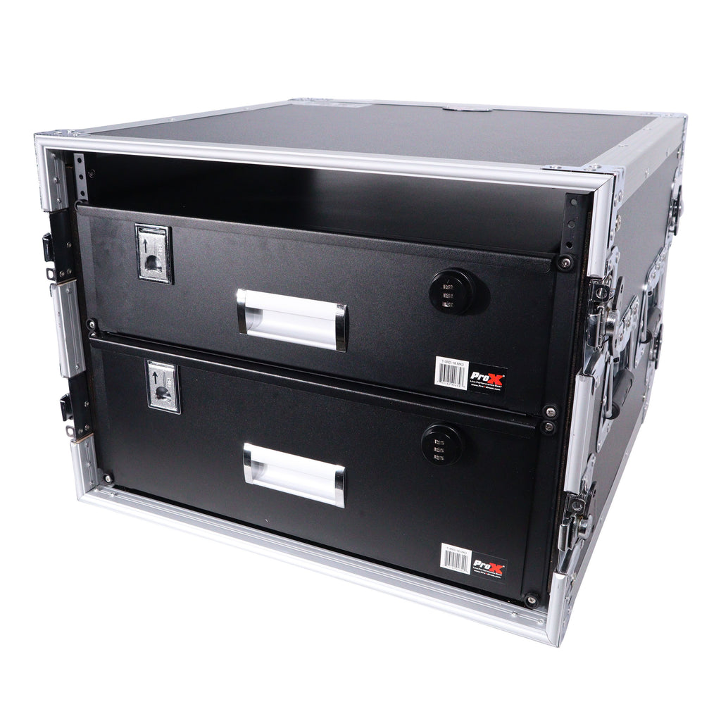4U Rack Space 18" Depth Rack Mount Drawer for Audio, DJ, and IT Server rack cases.