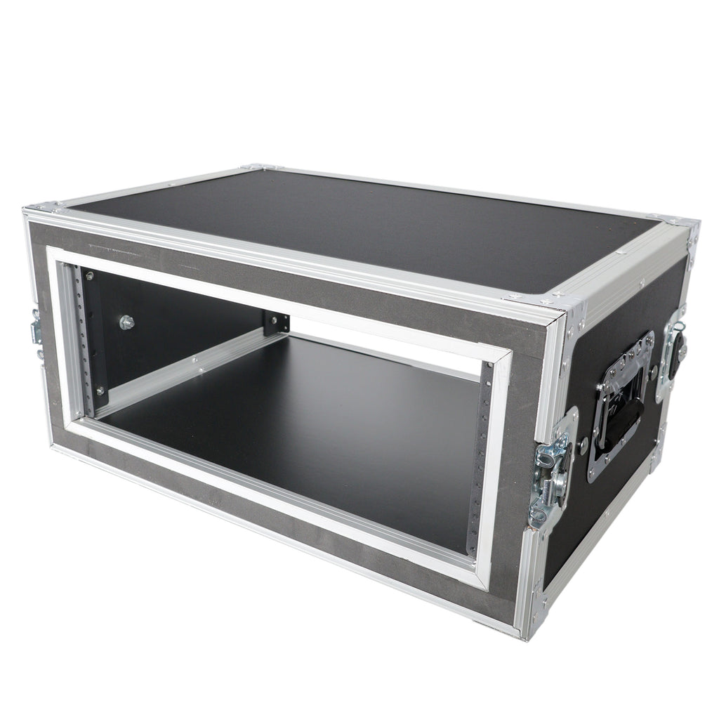 4U Vertical Shockproof Effects Rack 14" Depth Rail to Rail with Handles