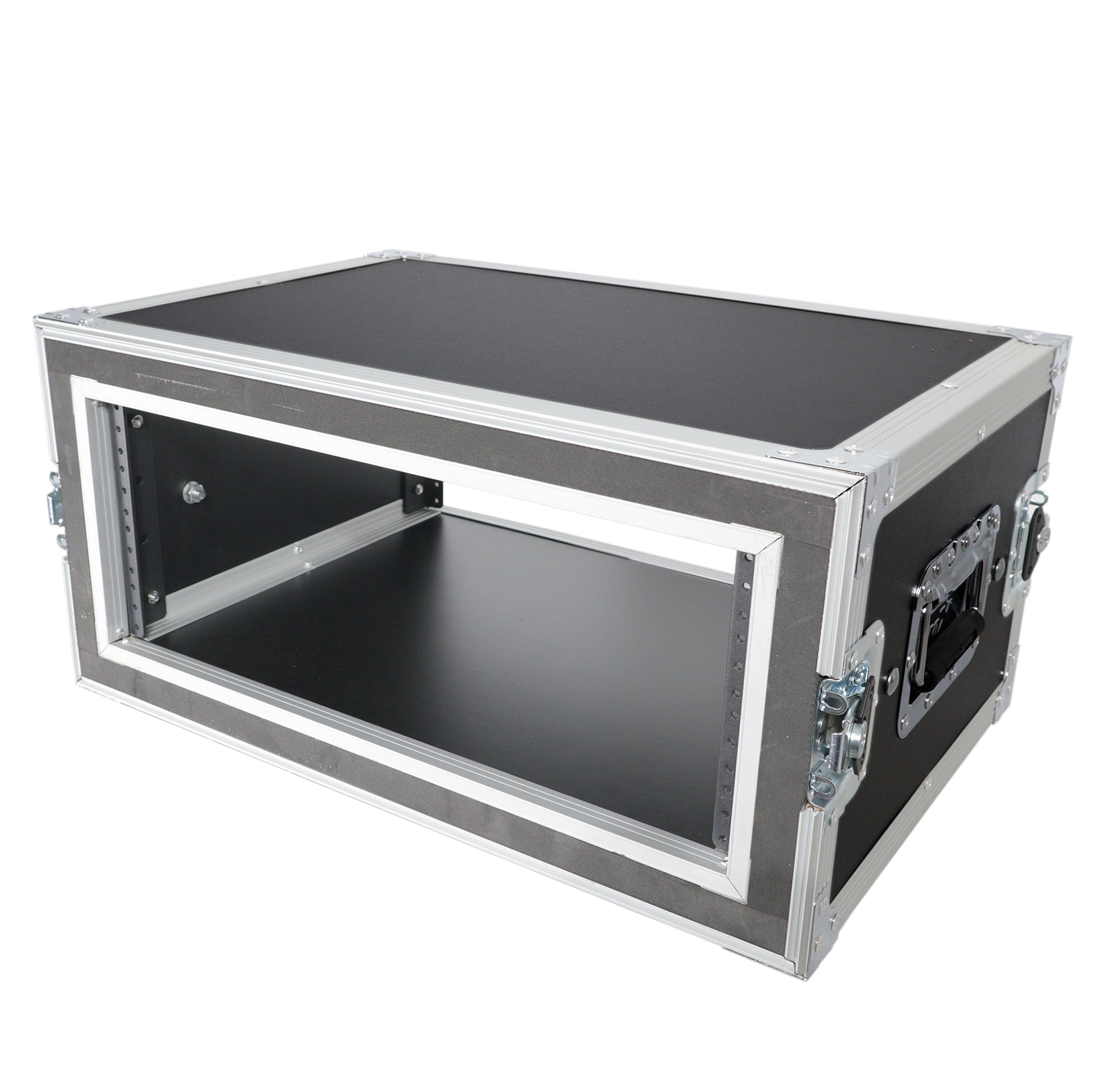 4U Vertical Shockproof Effects Rack 14" Depth Rail to Rail with Handles