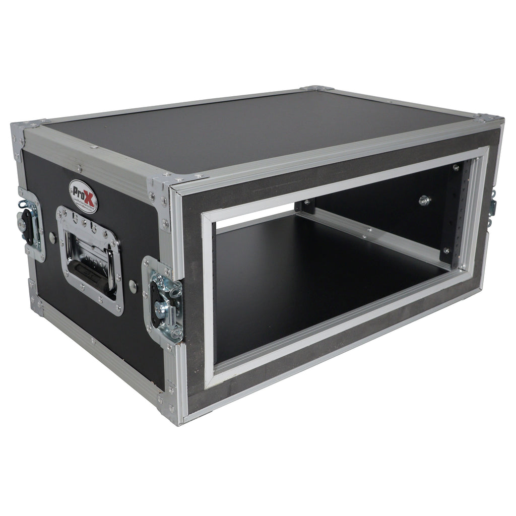 4U Vertical Shockproof Effects Rack 14" Depth Rail to Rail with Handles