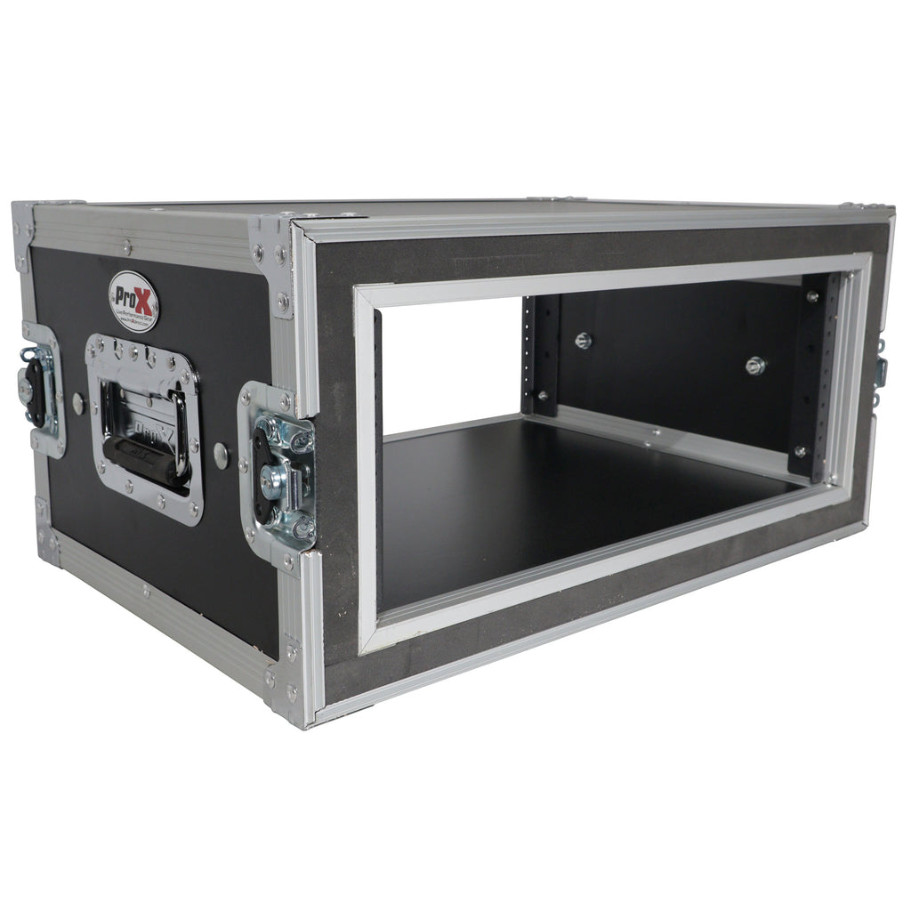 4U Vertical Shockproof Effects Rack 14" Depth Rail to Rail with Handles