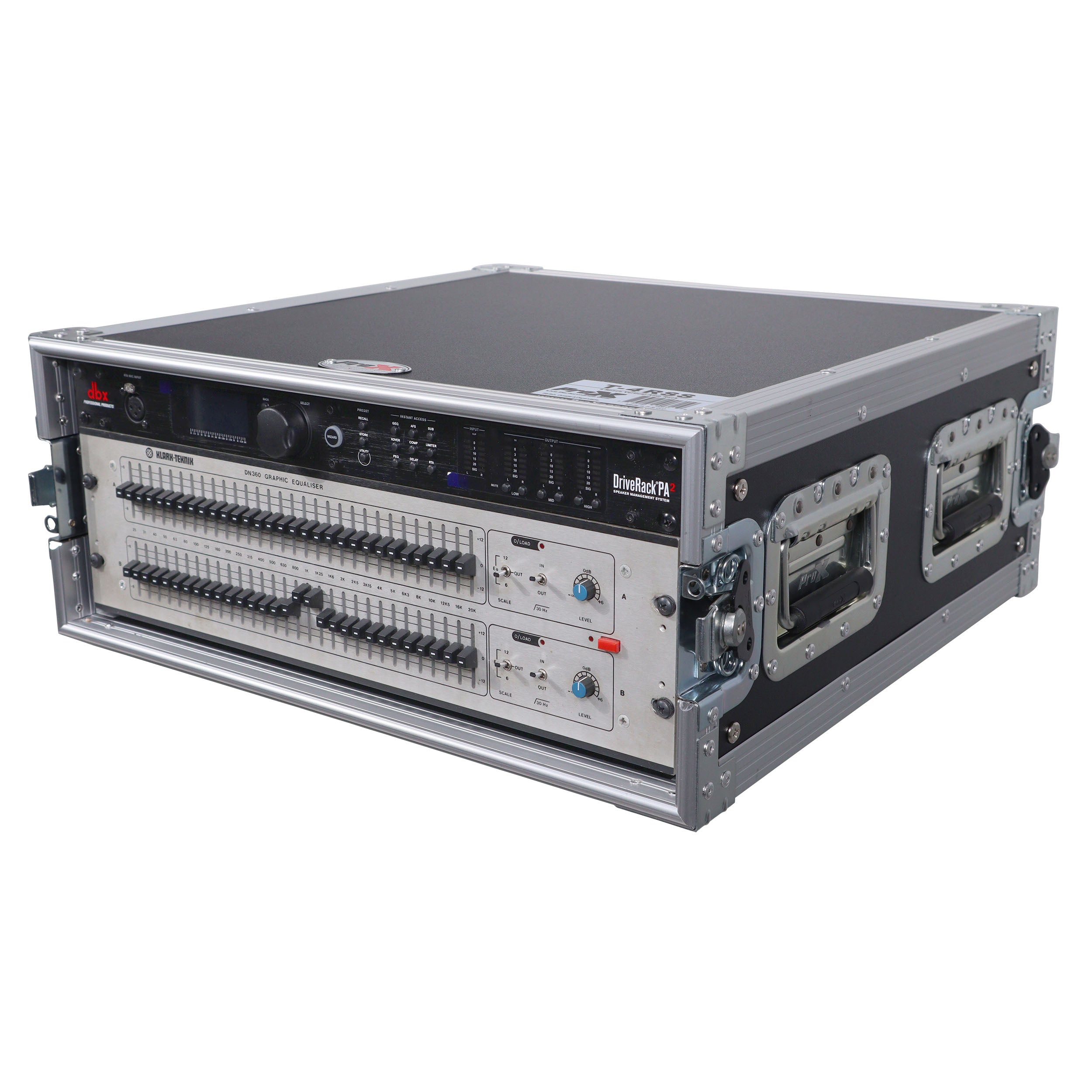 4U Space Amp Rack Mount ATA Style Flight Case 19 In. Depth