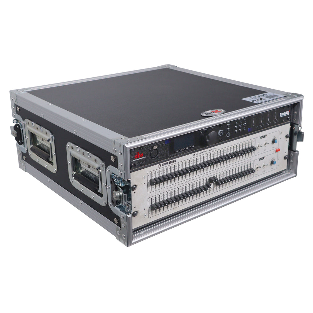4U Space Amp Rack Mount ATA Style Flight Case 19 In. Depth