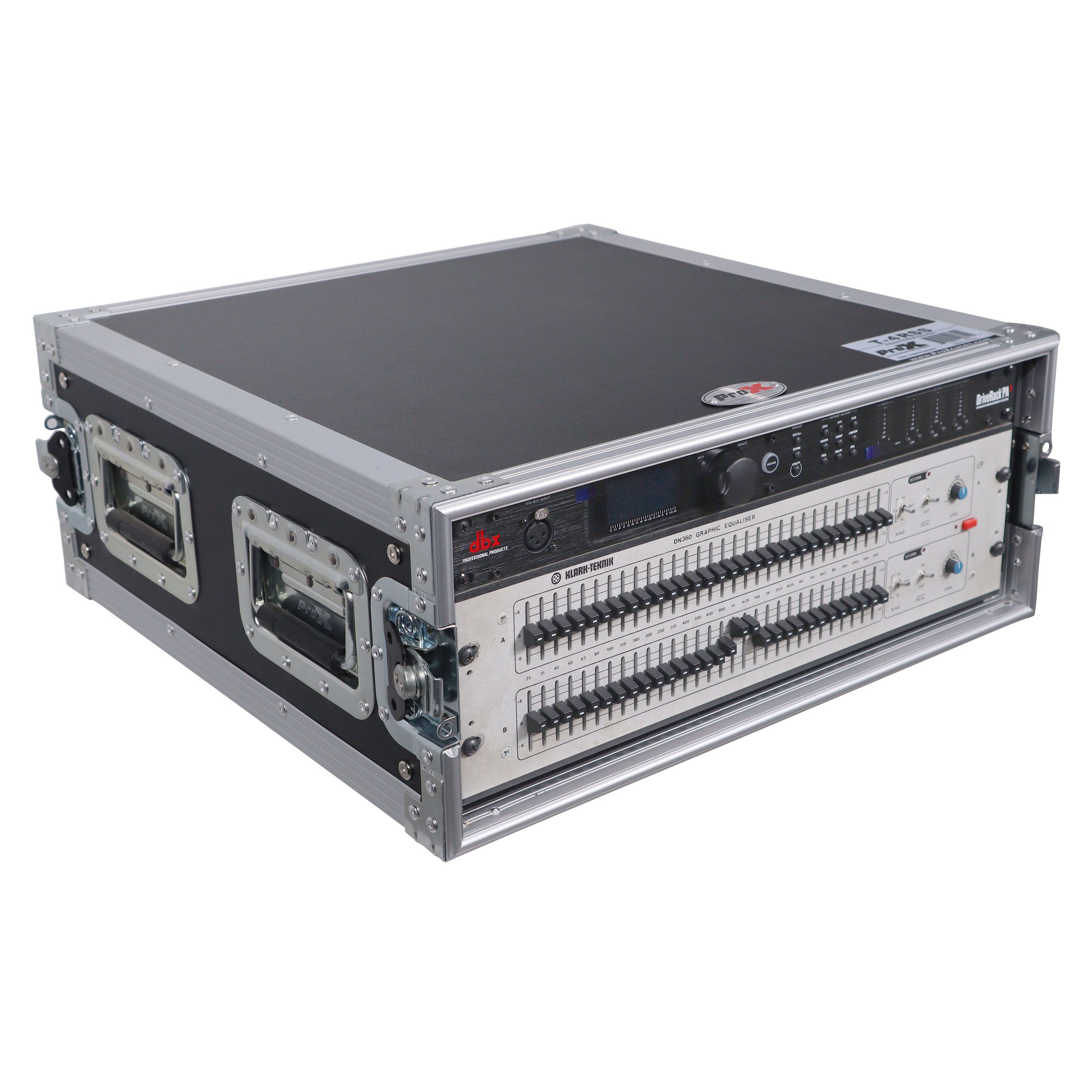 4U Space Amp Rack Mount ATA Style Flight Case 19 In. Depth