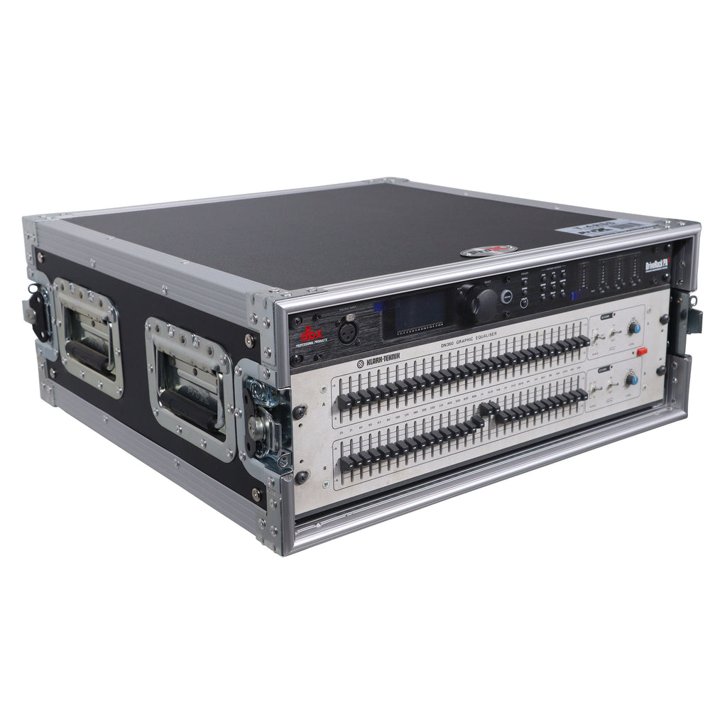 4U Space Amp Rack Mount ATA Style Flight Case 19 In. Depth